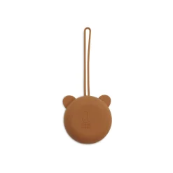 Jollein                    Étui à sucette en silicone Caramel    Caramel