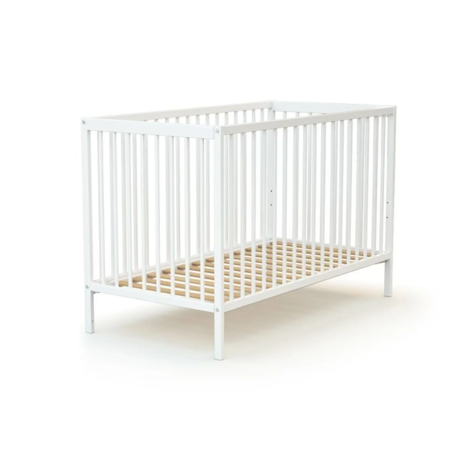 Jurababy Lit bébé Essentiel Blanc 60x120 cm