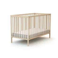 Jurababy                    Lit bébé Essentiel    Hêtre Brut            60x120 cm