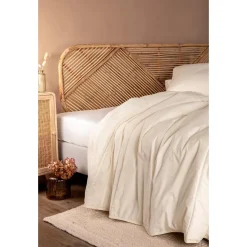 Kadolis                    Couette Adulte Maui Enveloppe Coton Bio    Blanc