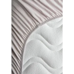 Kadolis                    Drap housse en coton bio pour lit bébé    Naturel            70x140 cm