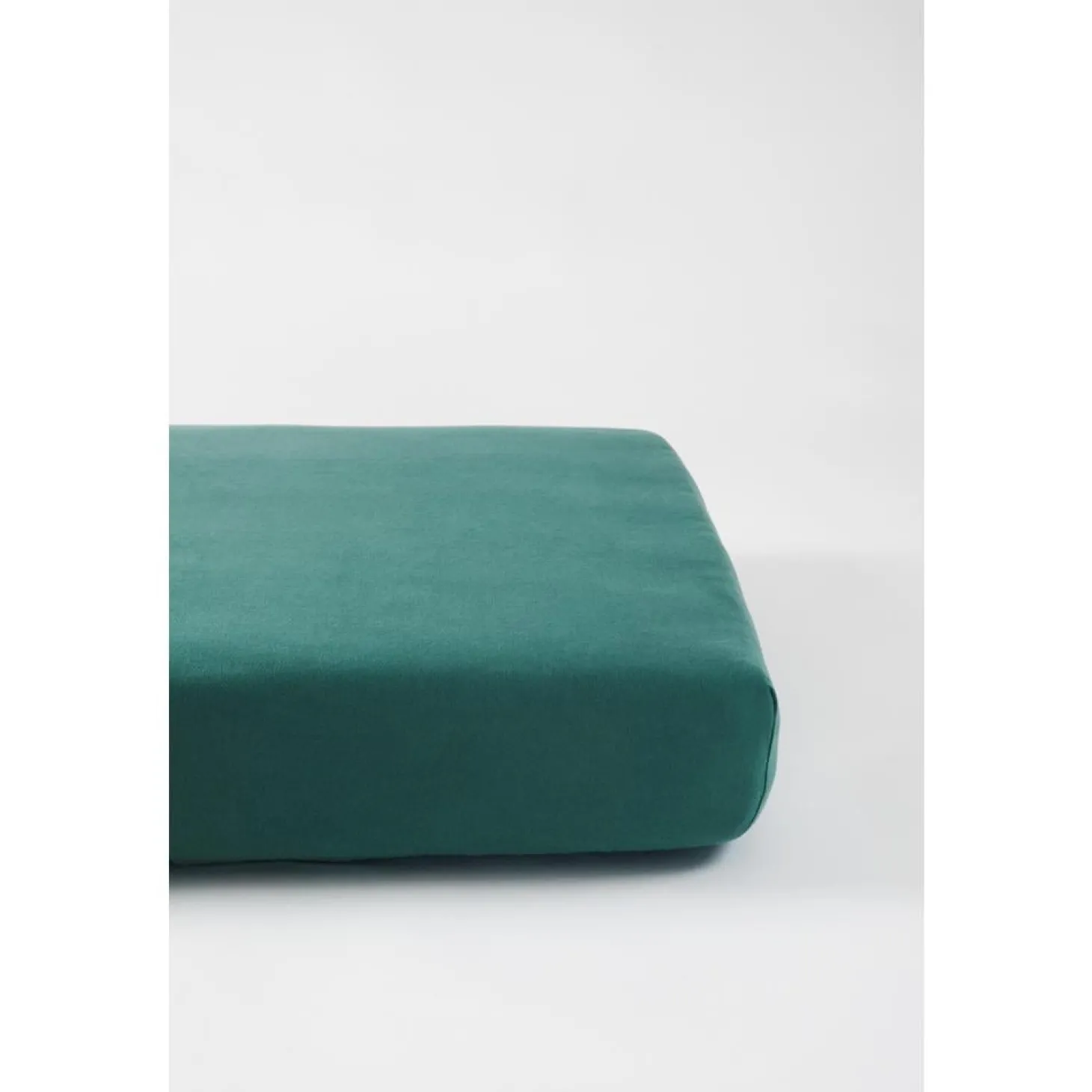 Kadolis Drap housse en coton bio pour lit bébé Eucalyptus