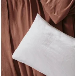 Kadolis Housse de couette bébé pur Coton Bio Terracotta 100x140 cm
