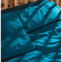 Kadolis                    Housse de couette bébé pur Coton Bio    Bleu nuit            100x140 cm