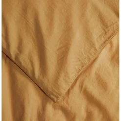 Kadolis Housse de couette Bébé Satin de coton bio lavé Ambre 100x140 cm