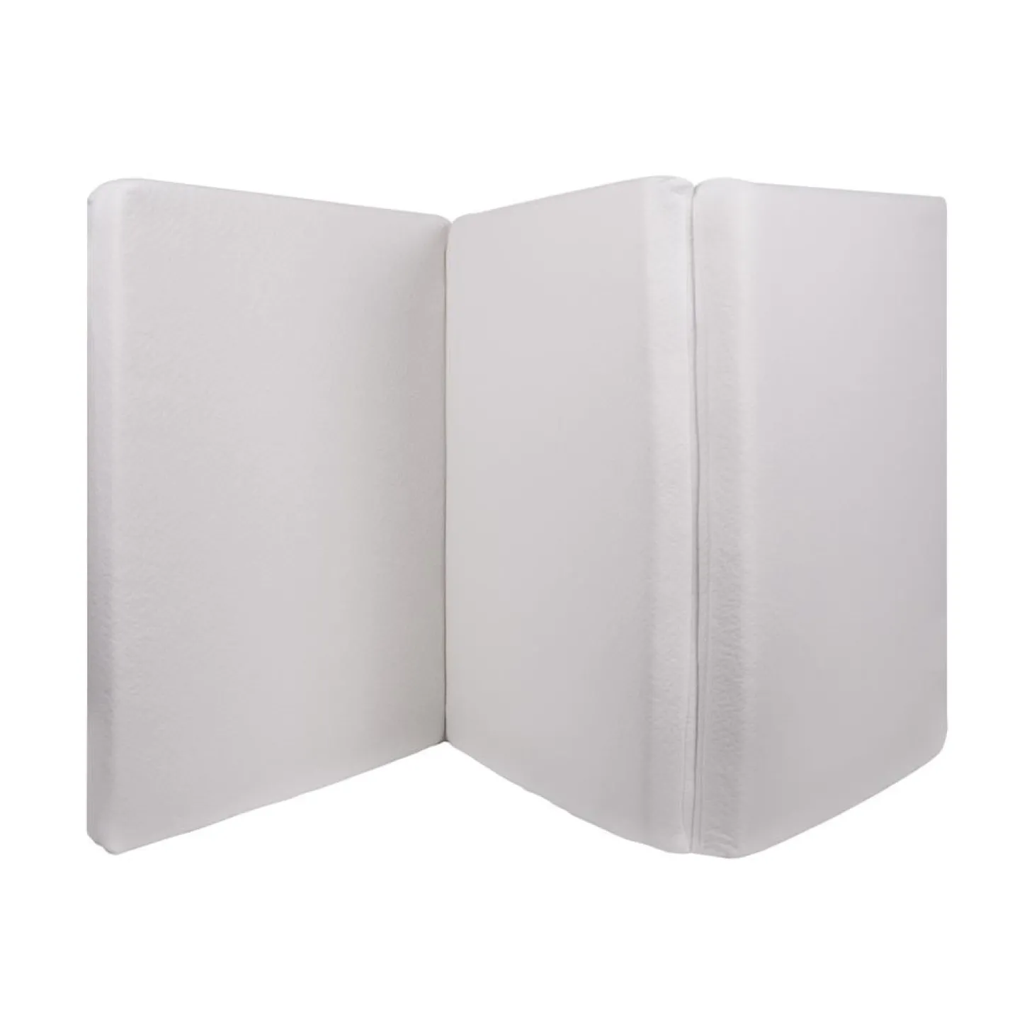 Kadolis Matelas de voyage pliant 3 parties Aloe R Blanc 60x120 cm