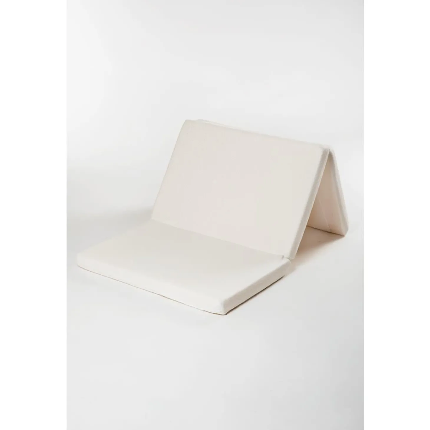 Kadolis Matelas de voyage pliant 3 parties Aloe R Blanc 60x120 cm