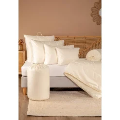Kadolis                    Oreiller Bébé Maui Enveloppe Coton Bio    Blanc            35 x 45 cm
