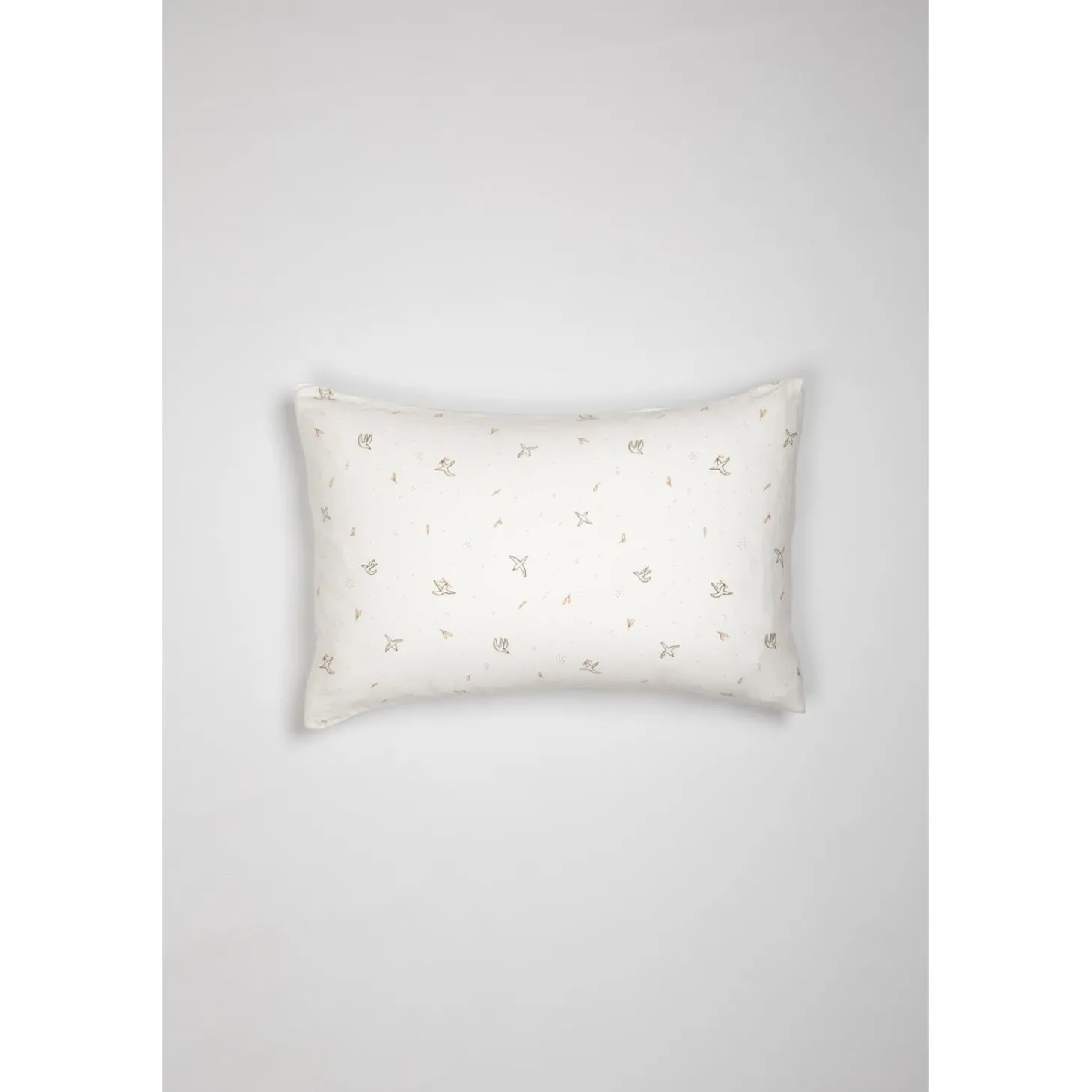 Kadolis Taie d'oreiller Coton Bio L'envolée multicolore 35 x 45 cm