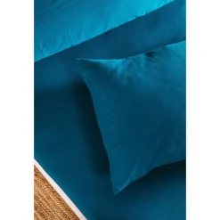 Kadolis                    Taie d'oreiller pur Coton Bio    Bleu Nuit            40x60 cm
