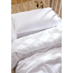 Kadolis Taie d'oreiller pur Coton Bio Blanc 40x60 cm