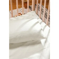 Kadolis Taie d'oreiller pur Coton Bio Ecru 40x60 cm