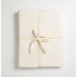 Kadolis Taie d'oreiller pur Coton Bio Ecru 40x60 cm
