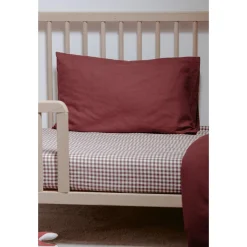 Kadolis Taie pur Coton Bio Certifié GOTS Sienne 40x60 cm