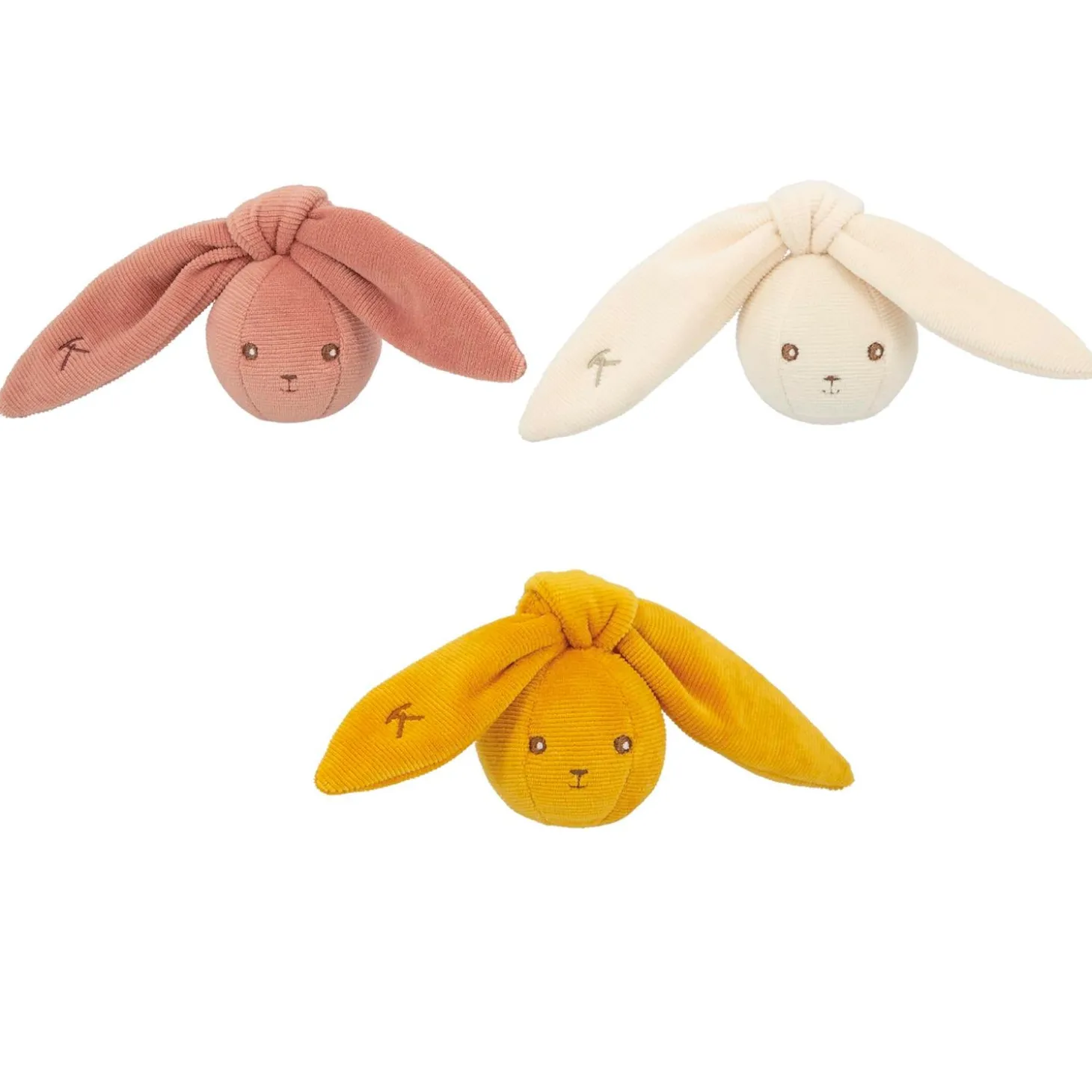 Kaloo Balle hochet lapin crème