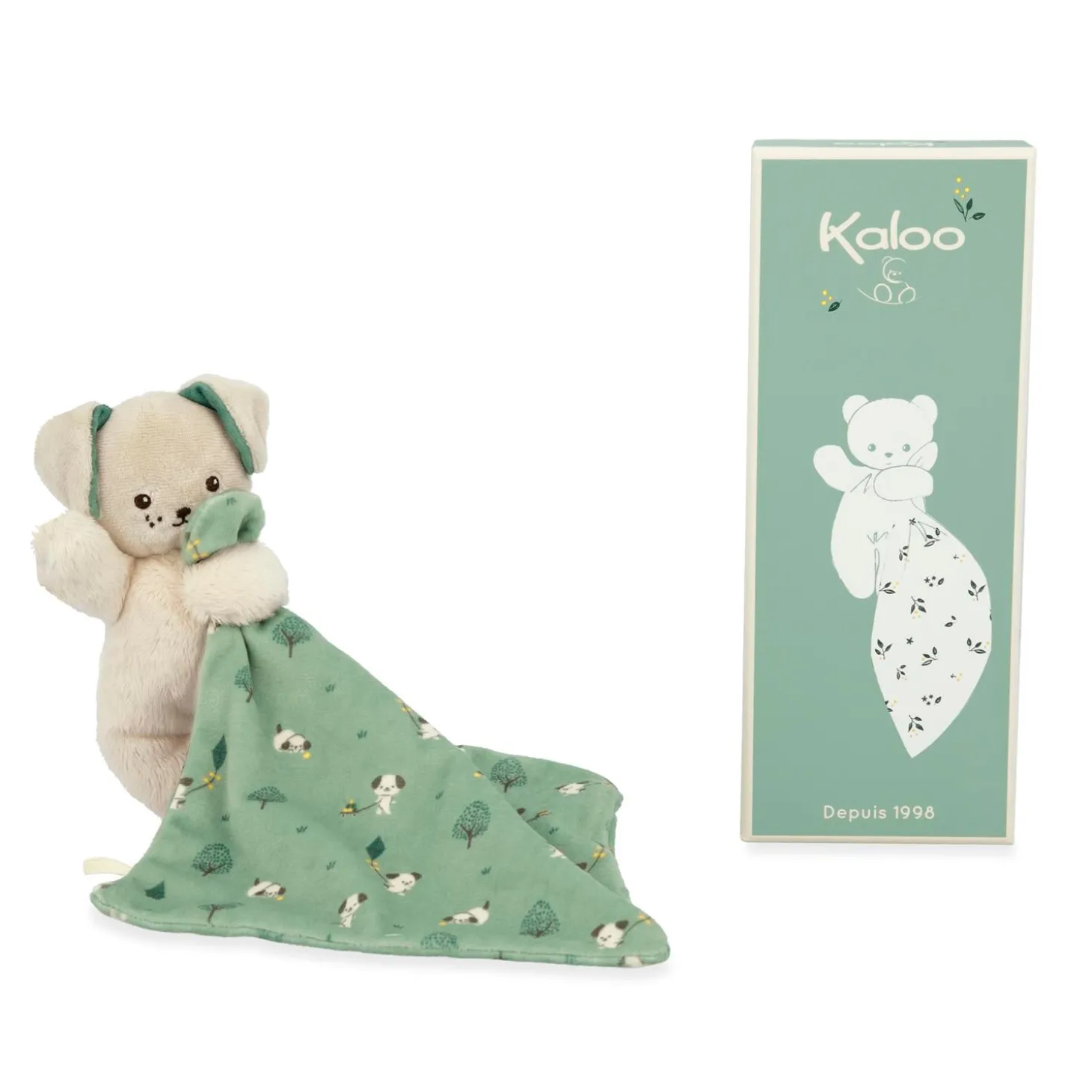 Kaloo Doudou chien Vert