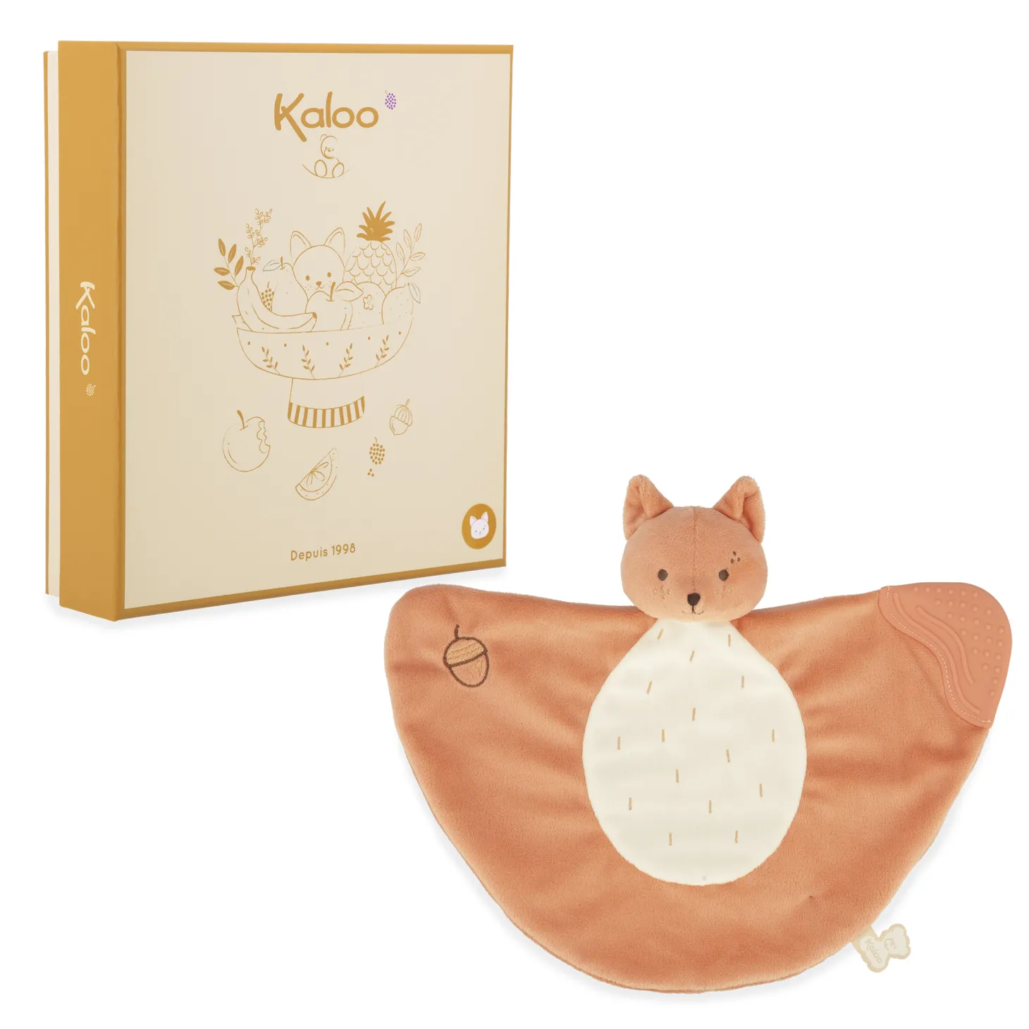 Kaloo Doudou de dentition Ecureuil