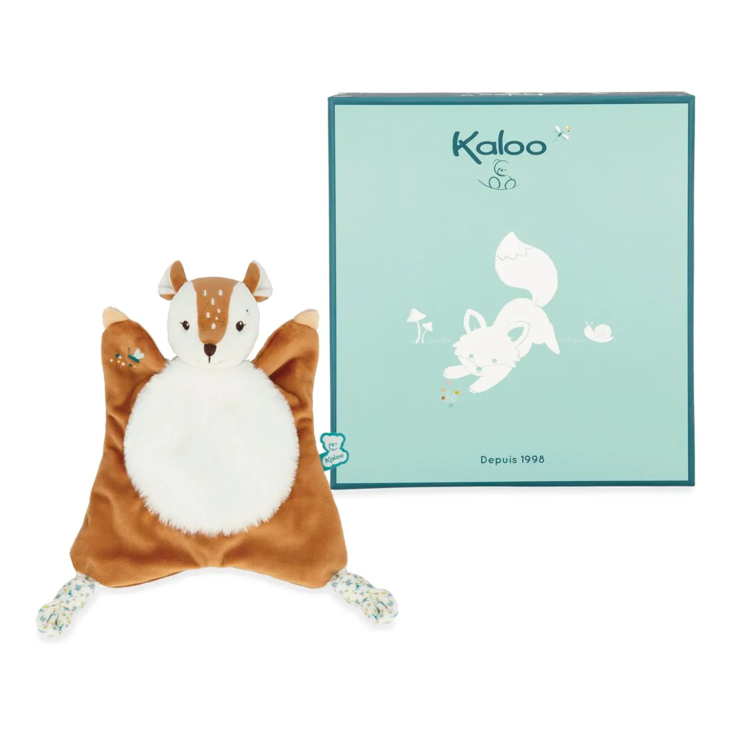 Kaloo Doudou faon nathan Marron