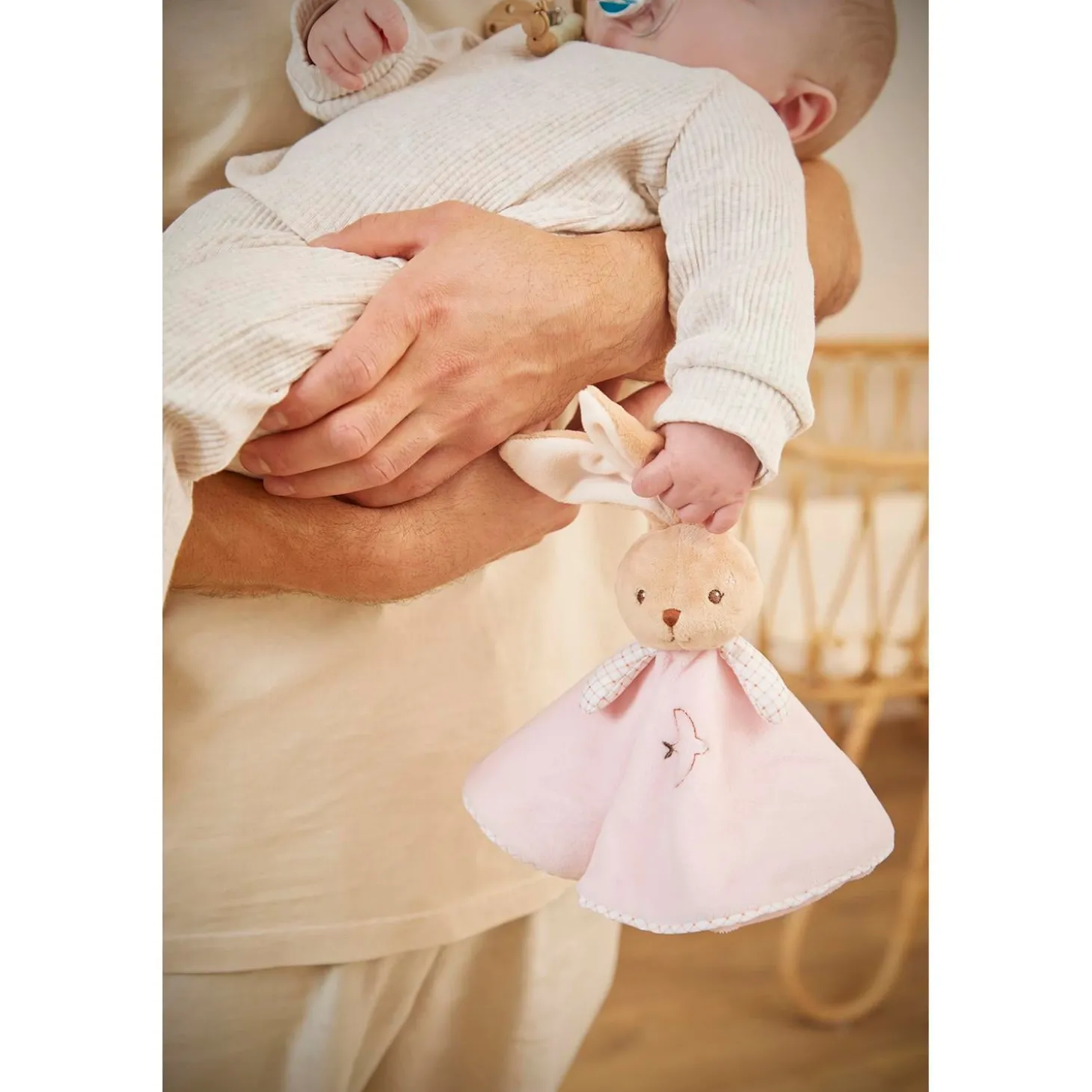 Kaloo Doudou Lapin Rond Rose