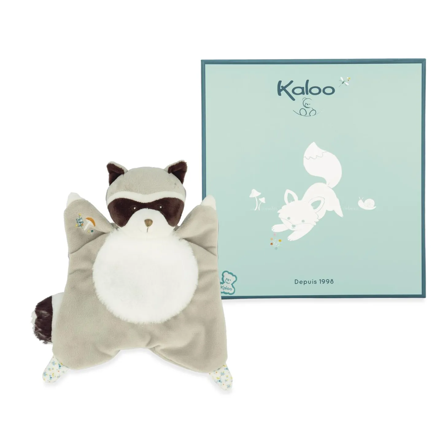 Kaloo Doudou raton laveur gaston Gris