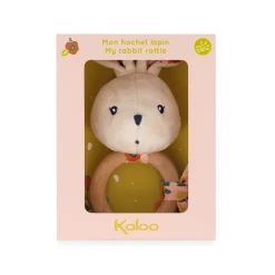 Kaloo                    Hochet K'doux Lapin coquelicot    Saumon