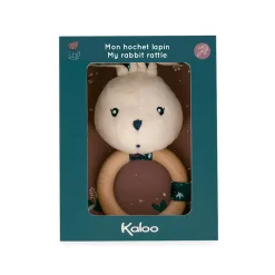 Kaloo Hochet K'doux Lapin nature Blanc