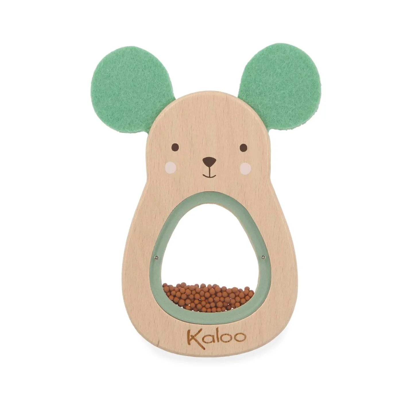 Kaloo Hochet à Sons Souris Bois