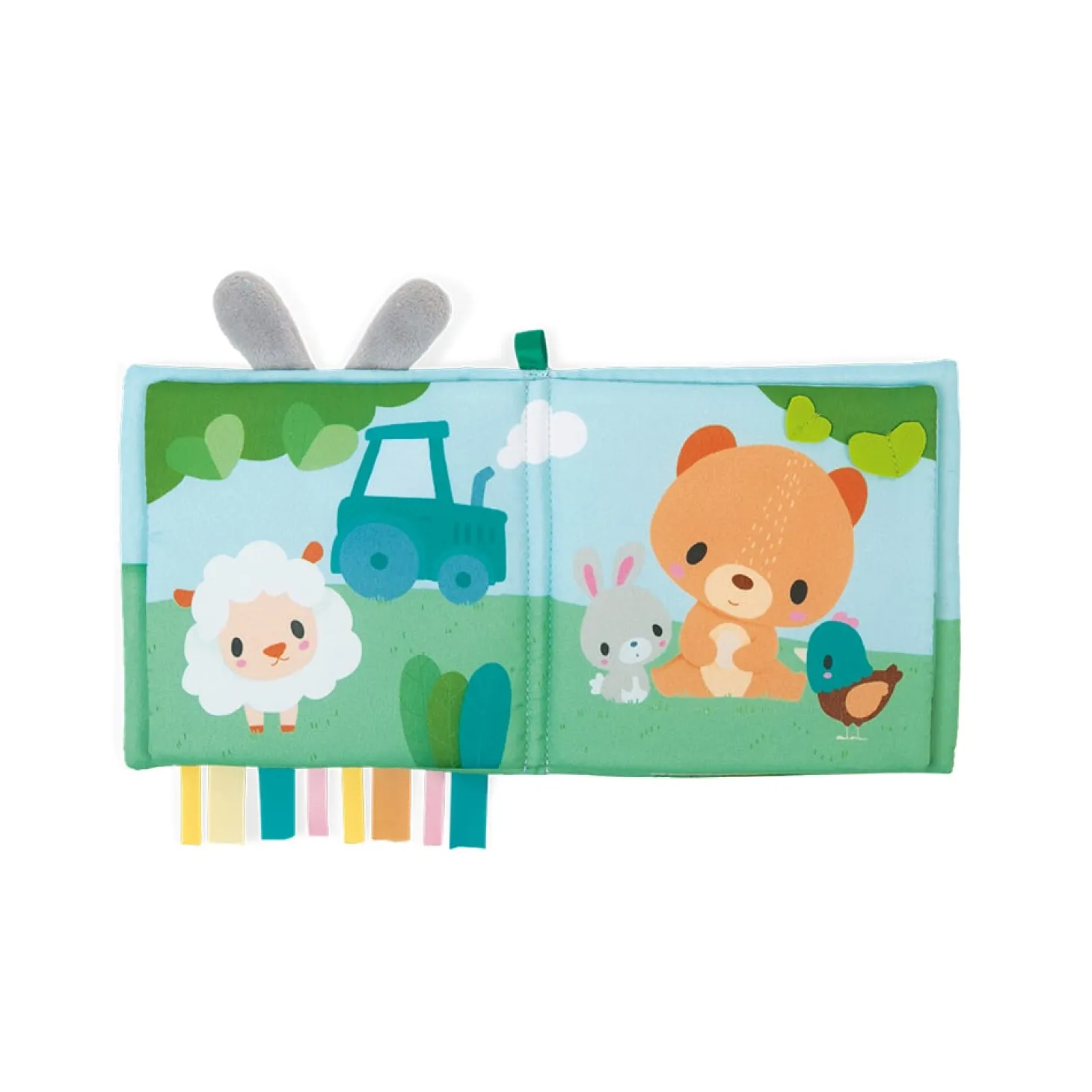 Kaloo Livre d’éveil Choo à la ferme Multicolore 14 cm