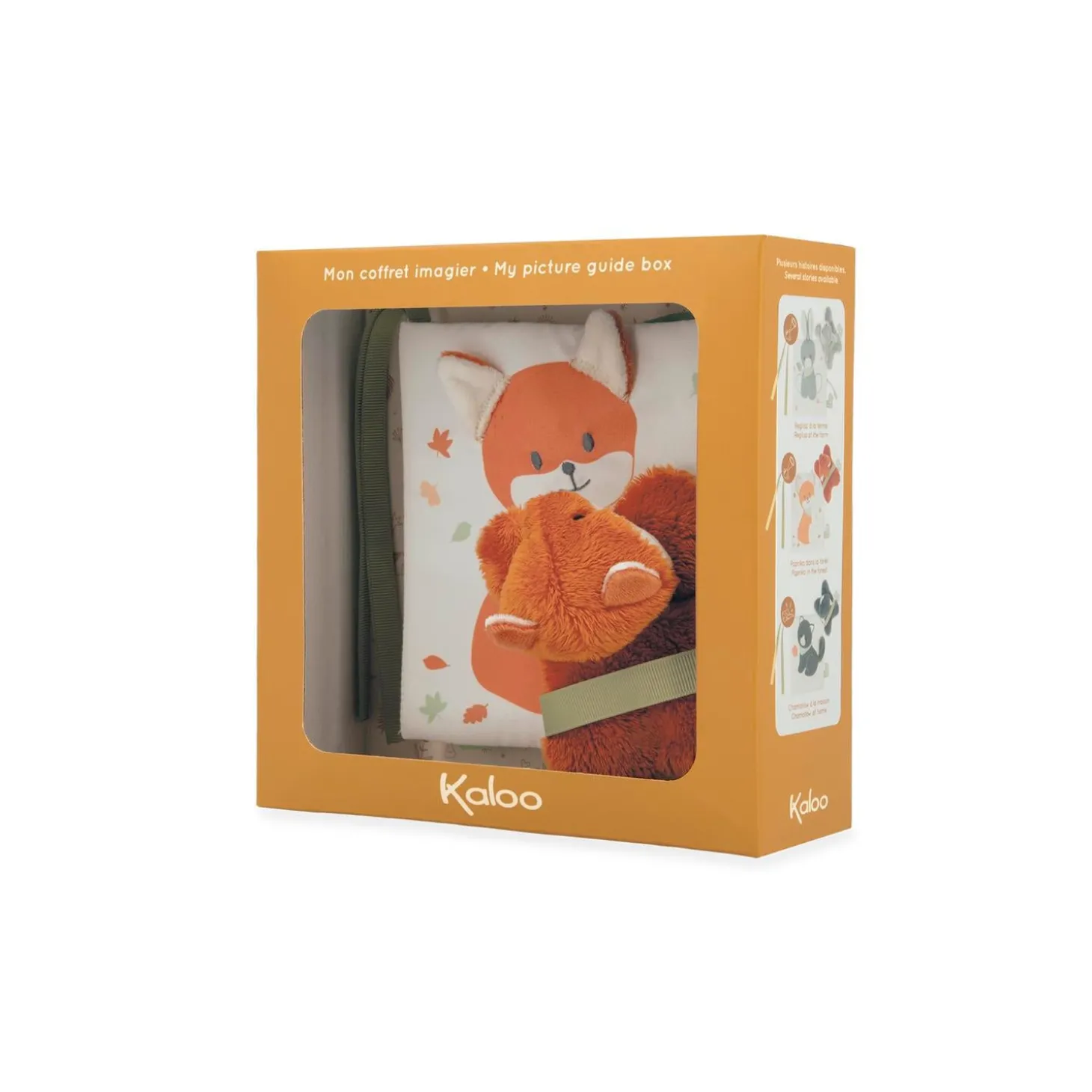 Kaloo Livre d'éveil Paprika Dans la Forêt Multicolore