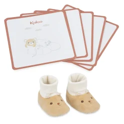 Kaloo                    Mon Coffret Chaussons et Cartes    Marron