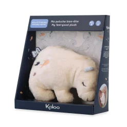 Kaloo Peluche Bien être Ours Blanc