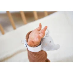 Kaloo Peluche d'activités Bracelet & Chaussons Élphant Bleu