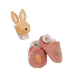 Kaloo                    Peluche d'activités Bracelet & Chaussons Lapin    Marron