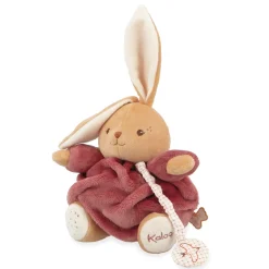 Kaloo                    Peluche musicale Patapouf Lapin    Rouge