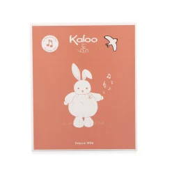 Kaloo Peluche musicale Patapouf Lapin Rouge