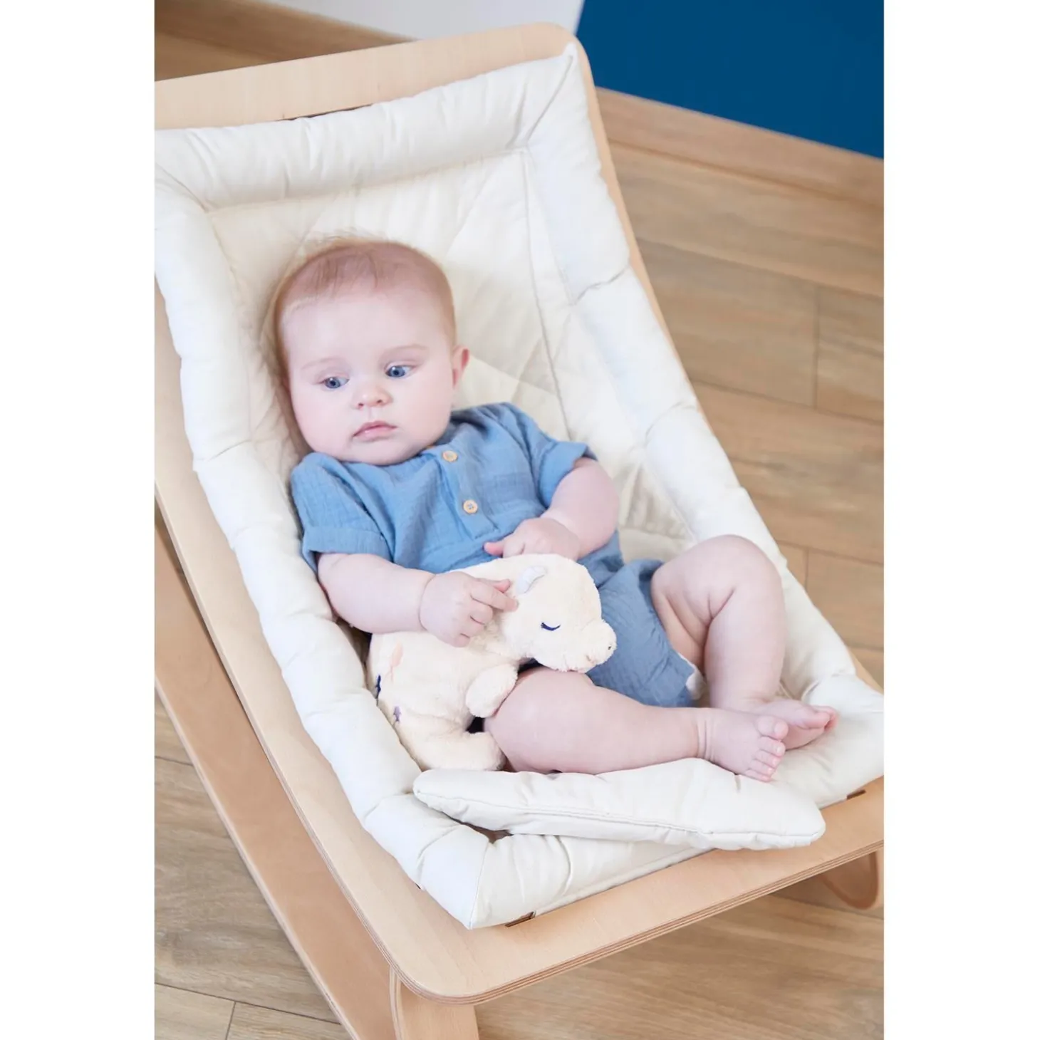 Kaloo Peluche Poche Calmante Ours Blanc