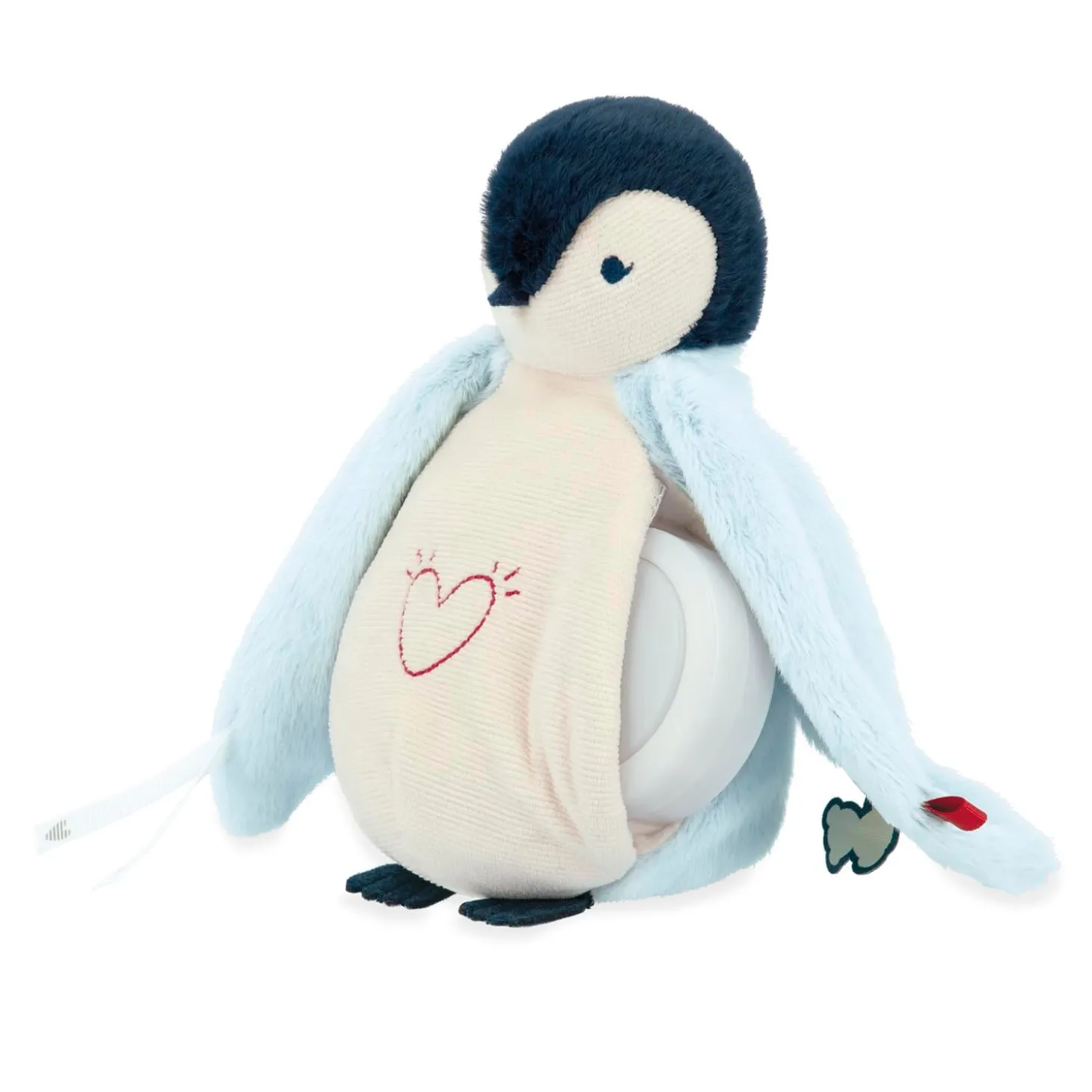 Kaloo Peluche veilleuse manchot Bleu