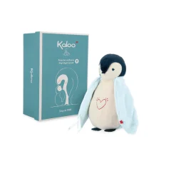 Kaloo Peluche veilleuse manchot Bleu