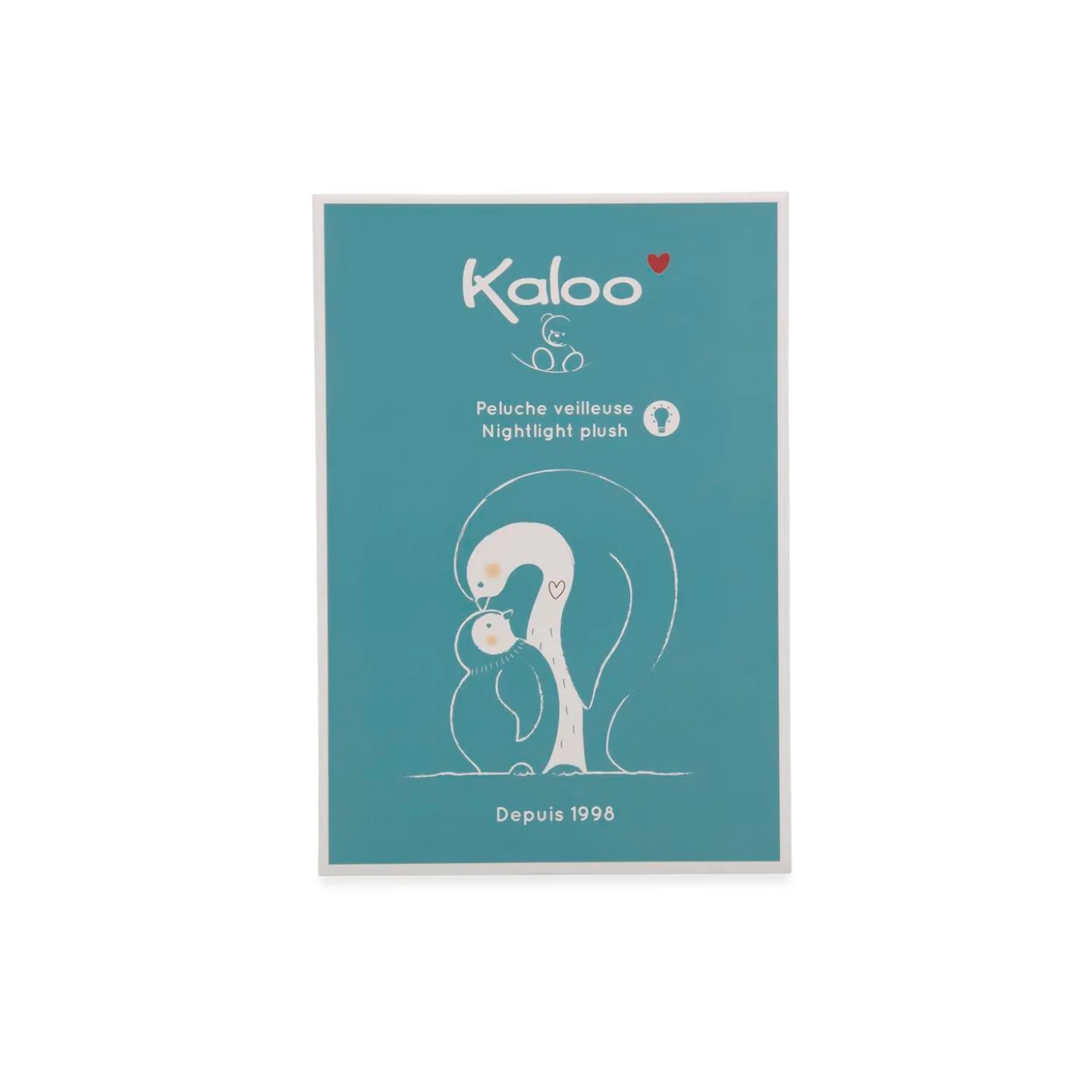 Kaloo Peluche veilleuse manchot Bleu