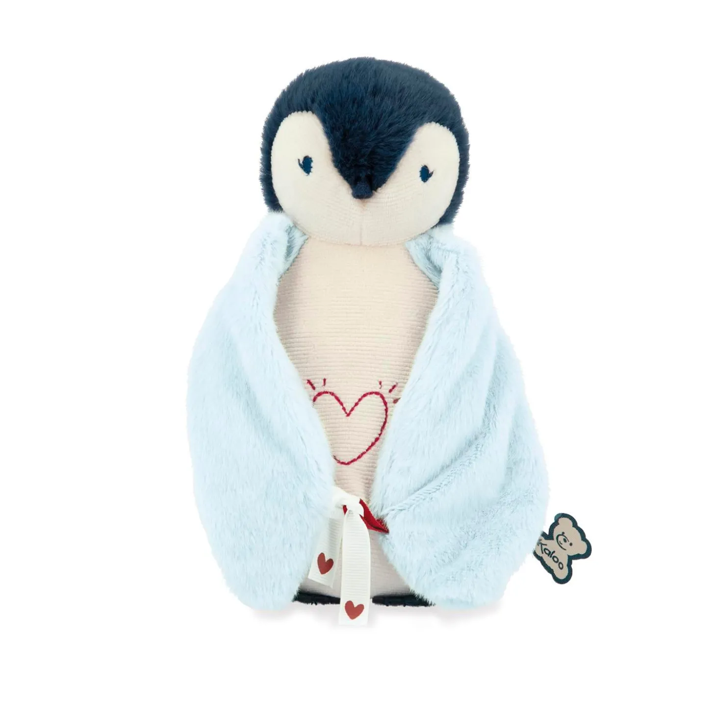 Kaloo Peluche veilleuse manchot Bleu