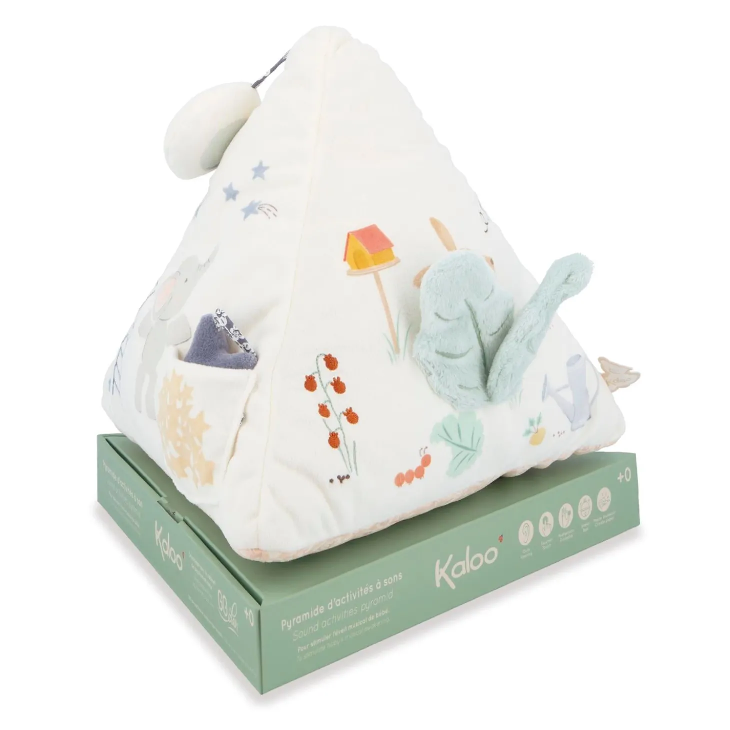 Kaloo Pyramide d'activités à Sons Multicolore