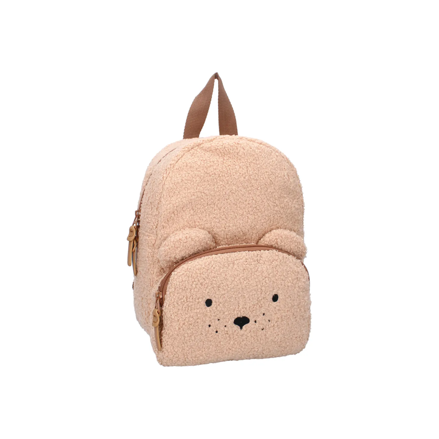 Kidzoom Sac à dos enfant ourson bouclette Beige