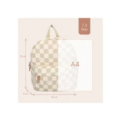 Kidzoom Sac à dos enfant pâquerettes Beige/ Vert