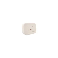 Kidzroom Boîte repas 3 compartiments en silicone Ourson Sable