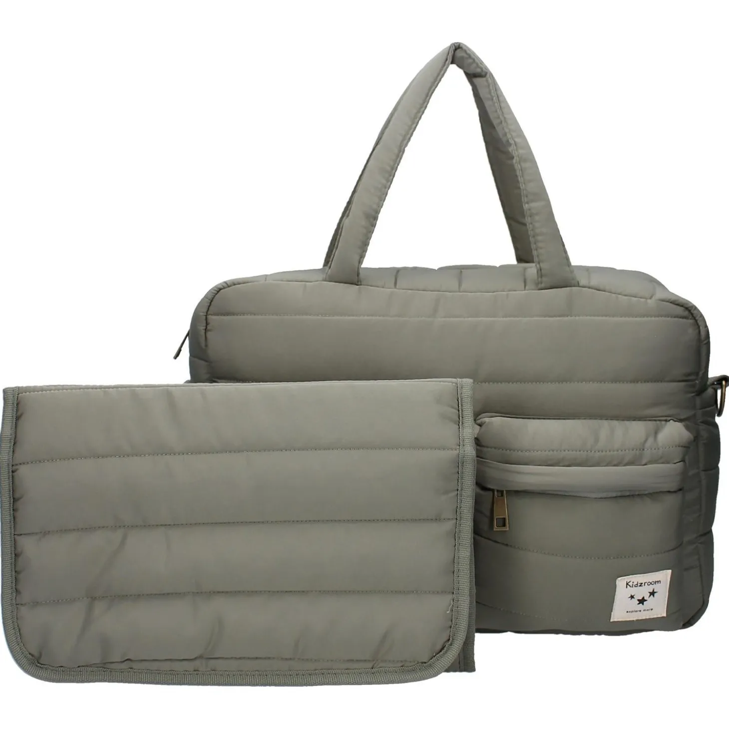 Kidzroom Sac à langer matelassé imperméable Vert