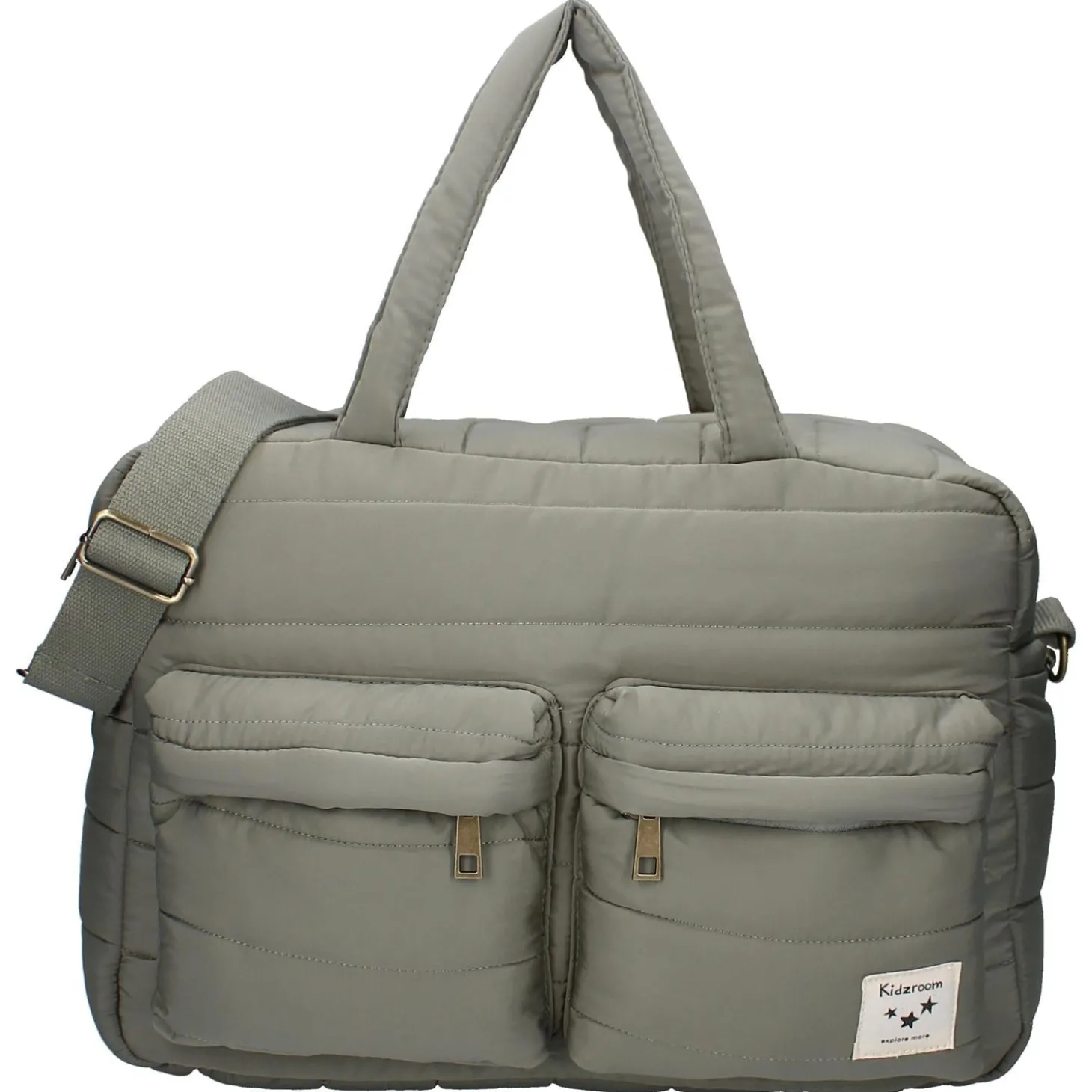 Kidzroom Sac à langer matelassé imperméable Vert