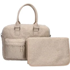 Kidzroom                    Sac à langer sherpa    Beige