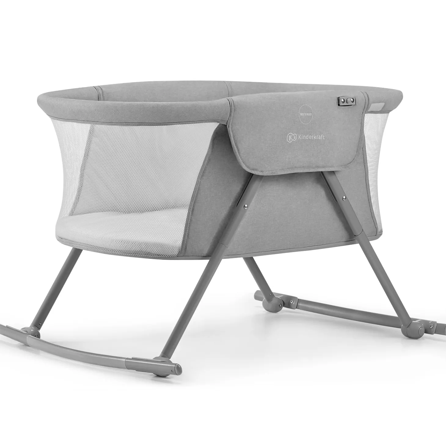 Kinderkraft Lit bébé 3en1 Lovi Gris
