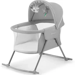 Kinderkraft Lit bébé 3en1 Lovi Gris