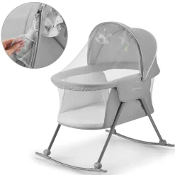 Kinderkraft Lit bébé 3en1 Lovi Gris